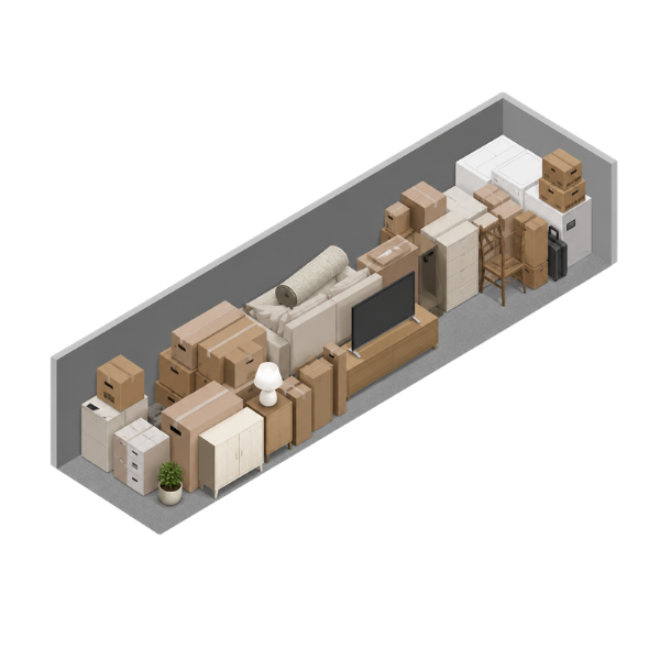 Large 10 by 20 self-storage unit icon